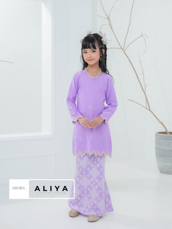 SET FAMILY KURUNG ALIYA LILAC - Image 4