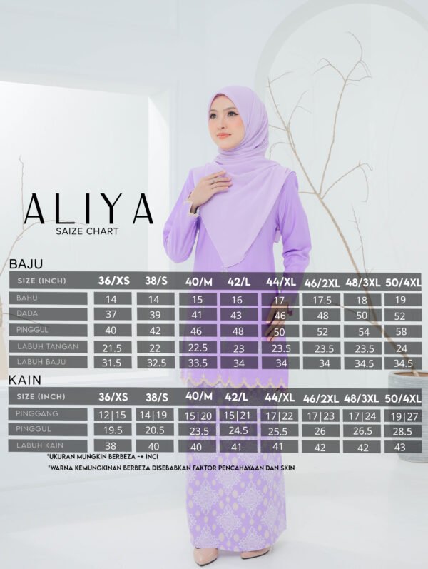 SET FAMILY KURUNG ALIYA NAVY BLUE - Image 2