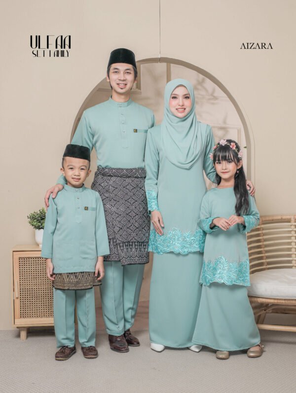 SET FAMILY KURUNG ULFAA MINT